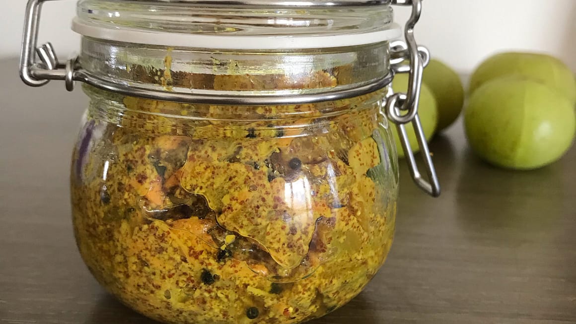 Amla Pickle (Indian Gooseberry Pickle)